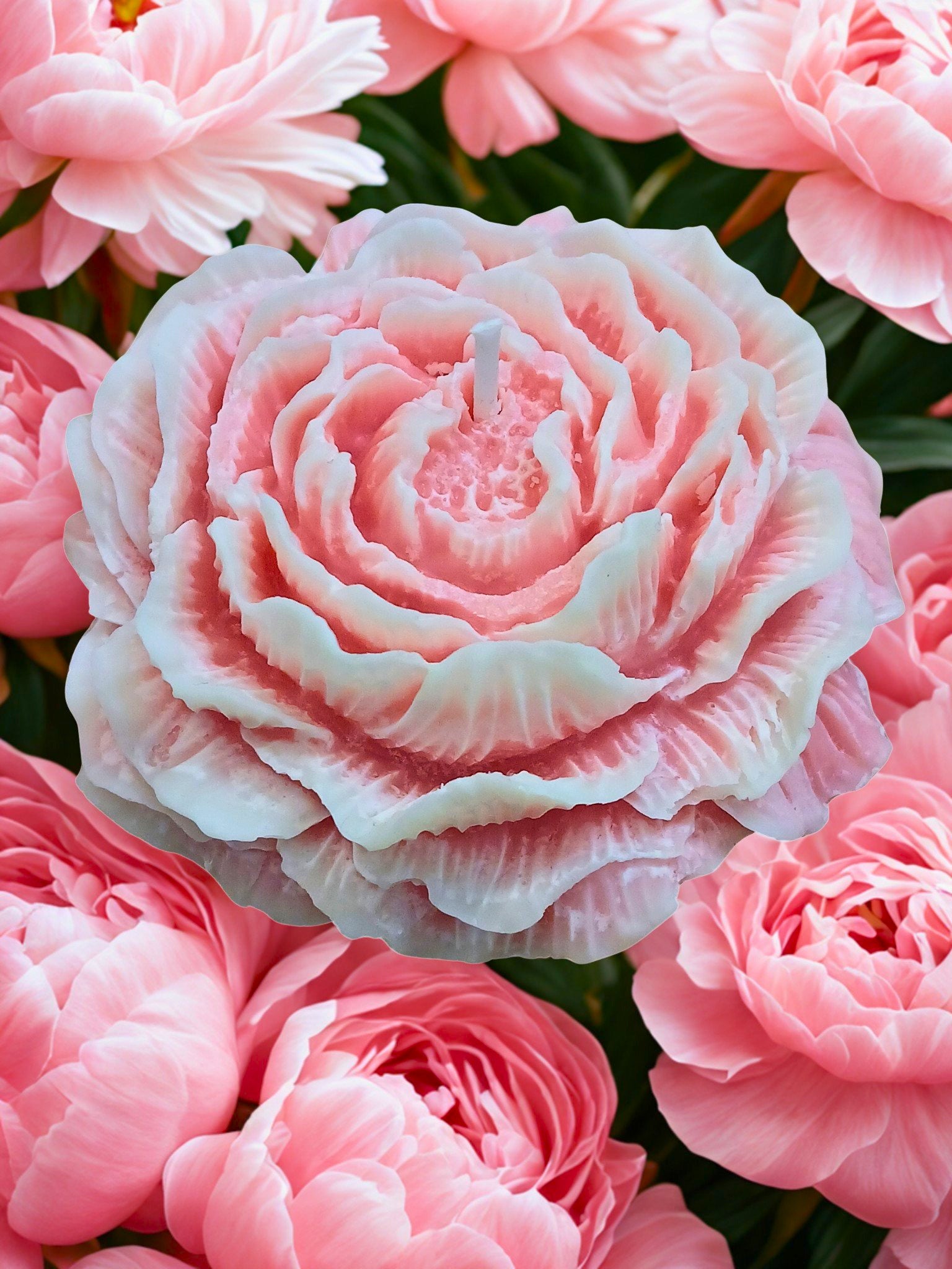 3oz Peony Flower Candle