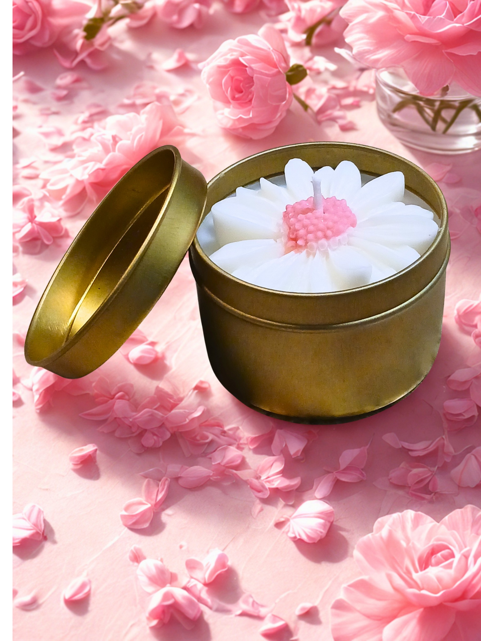 Flower Container Candle