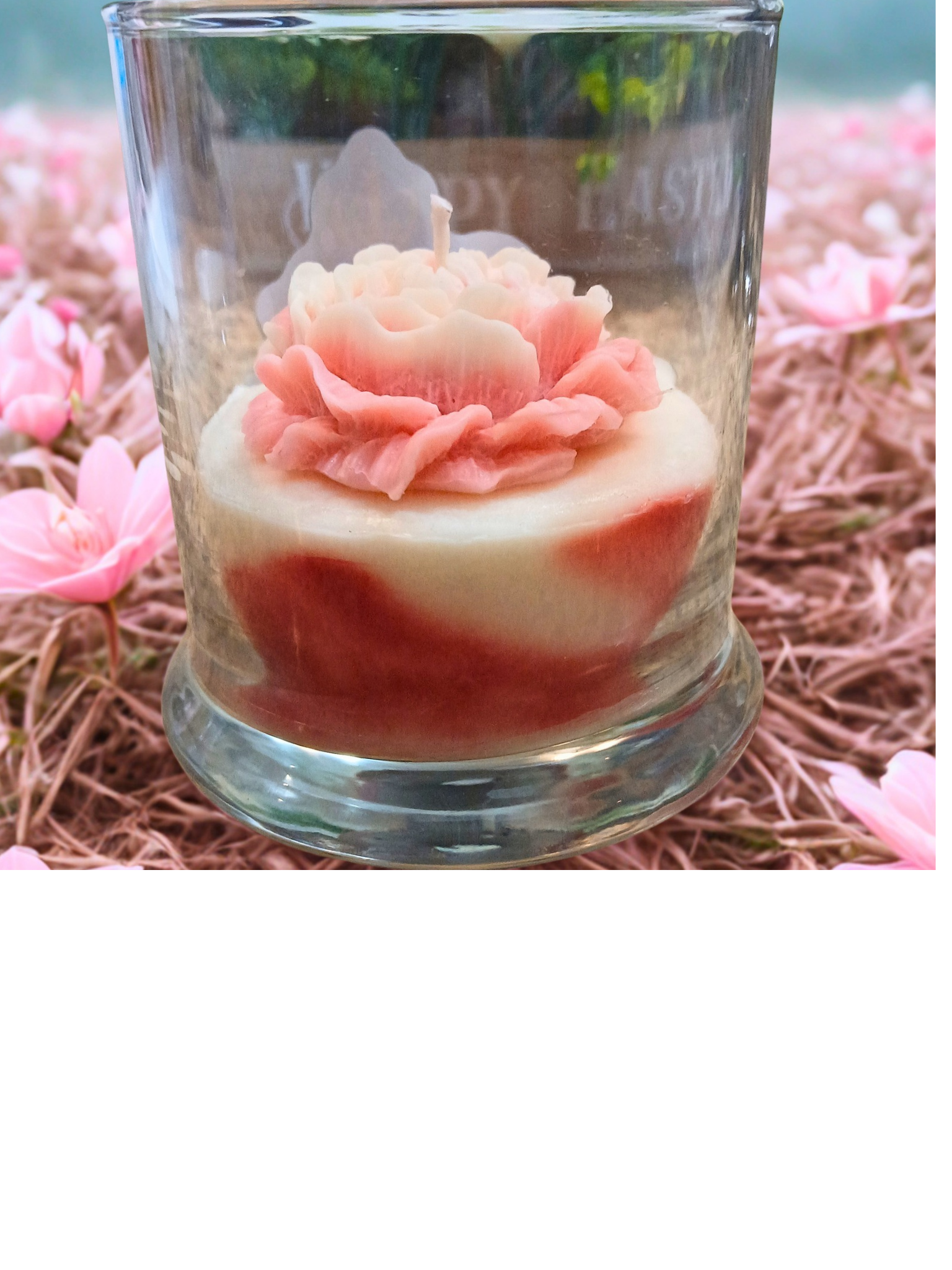 Flower Container Candle