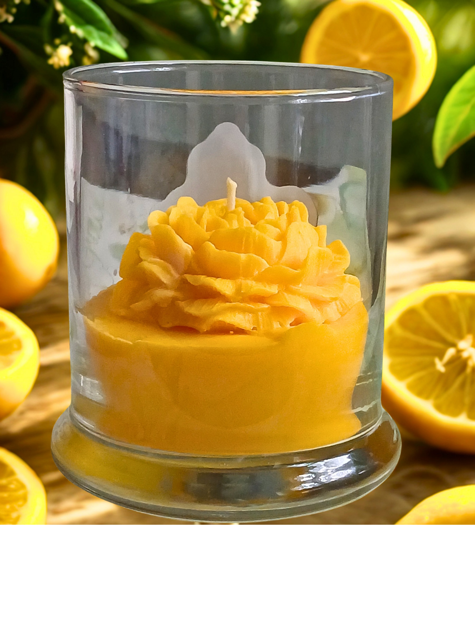 Flower Container Candle